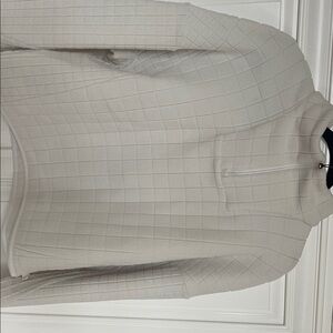 lululemon athletica Cream Quilted Sweatshirt